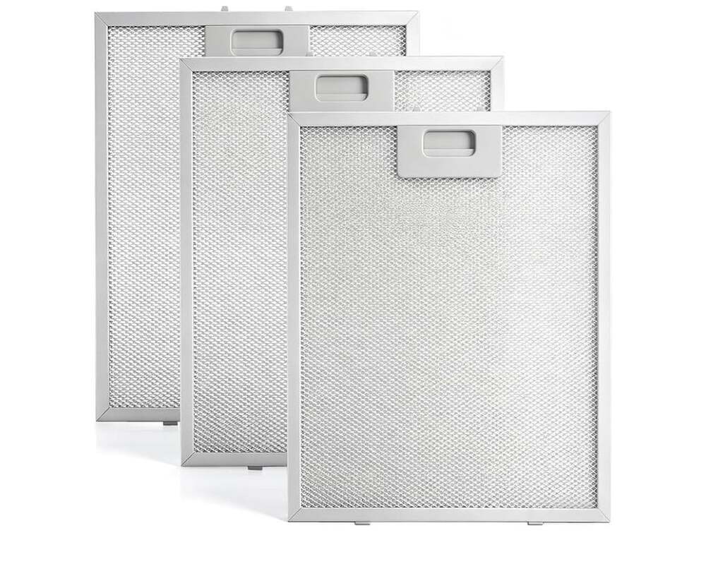 Universal Range Hood Mesh Filter Set 320 x 260 mm Aluminum